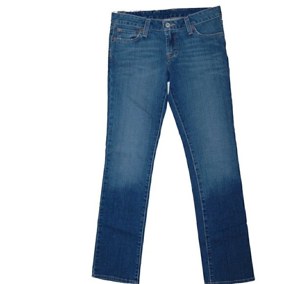 Lucky Brand Dungarees Denim - Lucky Brand Ladies Dungarees by Gene Montesano Size 28